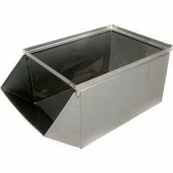 Stackbin® Stainless Steel Stacking Hopper Front Container, 12"W x 20-1/2'D x 9-1/2"H