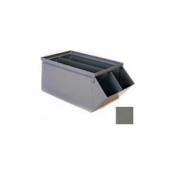 Stackbin® Removable Divider For 15"W x 24"D x 11"H Steel Bins, Gray