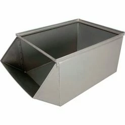 Stackbin® Stainless Steel Stacking Hopper Front Container, 15"W x 24"D x 11"H