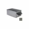 Stackbin® Steel Bin 1-804 - 15"W x 27"D x 10"H Steel Hopper Box, Gray