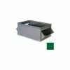 Stackbin® Steel Bin 1-882 - 12"W x 24"D x 8"H Double Steel Hopper Box, Green