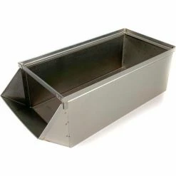 Stackbin® Stainless Steel Stacking Hopper Front Container, 10"W x 24'D x 8"H