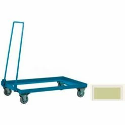 Stackbin® 3-11STBG Double Sided Mobile Truck for 37 W" x 12"D x 4-1/2"H Sectional Bins, Beige