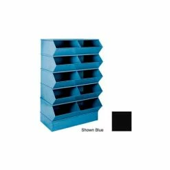 Stackbin® 3-2SBBK 6" High Section Bases For 37"W x 15-1/2"D Bins, Black