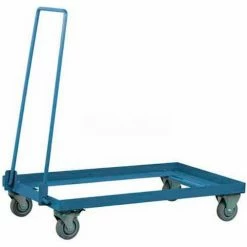 Stackbin® 3-5STBL Mobile Bin Truck For 37"W x 24"D x 11"H Sectional Bins, Blue