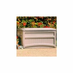 Suncast DB7000W Premium Deck Box with Wheels 73 Gallon