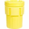 SpillTech® 65 Gallon OverPack Salvage Drum with Lid A65OVER - Polyethylene - Yellow