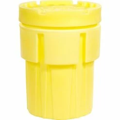 SpillTech® 65 Gallon OverPack Salvage Drum with Lid A65OVER - Polyethylene - Yellow