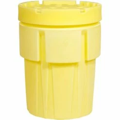 SpillTech® 95 Gallon OverPack Salvage Drum with Lid A95OVER - Polyethylene - Yellow