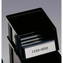 Treston ESD Stack Bin 1520-4ESD - 5-7/8"W x 7-9/16"D x 4-1/8"H - Pkg Qty 45