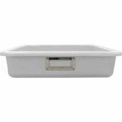 Shirley K's Storage Tote Tan T135 - 13"L x 10-1/2"W x 2"H - Pkg Qty 4