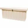 RomoTech Outdoor Dock Storage Box 82121289 - Medium 51"L x 19"W x 23"H, White