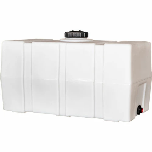 RomoTech 100 Gallon Plastic Storage Tank 82123929 - Square End with Flat Bottom 1 RomoTech 100 Gallon Plastic Storage Tank 82123929 - Square End with Flat Bottom