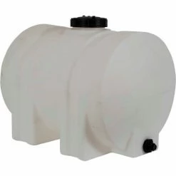RomoTech 35 Gallon Plastic Storage Tank 82126189 - Round with Leg Supports