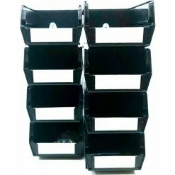 LocBin™ Polypropylene Black Hanging Bin & BinClip Kit 11 LocBin™ Polypropylene Black Hanging Bin & BinClip Kit -Containers & Organizers Sales Store TIT 028 BK