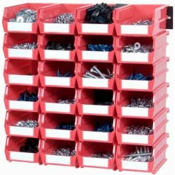 Triton Products LocBin Wall Storage, 3-210RWS, W/Rails, Small, Red (26 pc) 9 Triton Products LocBin Wall Storage, 3-210RWS, W/Rails, Small, Red (26 pc) -Containers & Organizers Sales Store TIT 3 210RWS