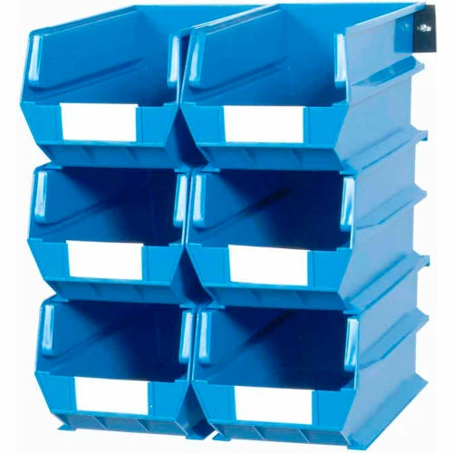 Triton Products LocBin Wall Storage, 3-240BWS, W/Rails, Large, Blue (8 pc) 5 Triton Products LocBin Wall Storage, 3-240BWS, W/Rails, Large, Blue (8 pc) - Image 5
