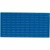 Triton Products Louvered Panel, LVP-1, 24"H x 48"W, Blue Epoxy, 1 Pk