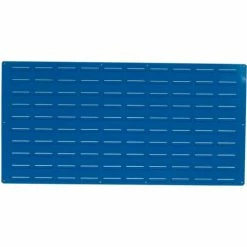 Triton Products Louvered Panel, LVP-1, 24"H x 48"W, Blue Epoxy, 1 Pk