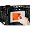 The Kennedy Group Kennedy Group Board Container Placard Label Holder IPX-9 2 Holes, w/"Place Label Here" 4-1/2 x 6-1/2 - Pkg Qty 100