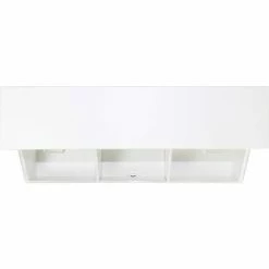 TrippNT White PVC/Acrylic Large Dispensing Bin with 3 Compartments, 18"W x 8"D x 9"H -Containers & Organizers Sales Store TPN trippnt50005 4