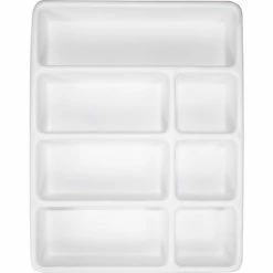 TrippNT™ White 7 Compartment Drawer Organizer, 17"W x 13"D x 2"H -Containers & Organizers Sales Store TPN trippnt50056 4