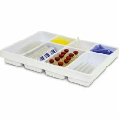 TrippNT™ White 7 Compartment Drawer Organizer, 17"W x 13"D x 2"H -Containers & Organizers Sales Store TPN trippnt50056 7