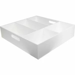TrippNT™ 5 Compartment 4" Deep Drawer Organizer, 18"W x 19"D x 4"H