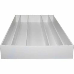 TrippNT White PVC Large Pipette Storage Box and Drawer Organizer, 25"W x 16"D x 3"H -Containers & Organizers Sales Store TPN trippnt50069 3