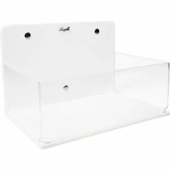 TrippNT™ Small Lab Box with Magnetic Mount, 9"W x 6"D x 6"H, White/Clear