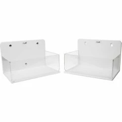 TrippNT™ Small Lab Box with Magnetic Mount, 9"W x 6"D x 6"H, White/Clear -Containers & Organizers Sales Store TPN trippnt50116 family2