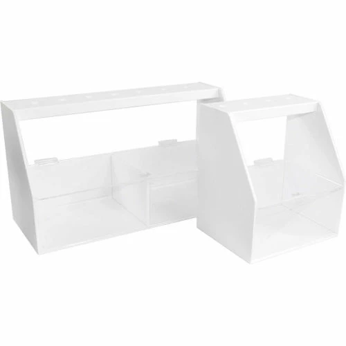 TrippNT White PVC and Acrylic Single Pipette Workstation, 9"W x 7"D x 10"H 7 TrippNT White PVC and Acrylic Single Pipette Workstation, 9"W x 7"D x 10"H - Image 7