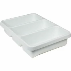 TrippNT™ 3-Pocket Drawer Organizer Plastic Tray, 14"W x 10"D x 3"H