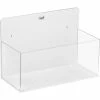 TrippNT White PVC/Acrylic Extra Large Lab Box with Double Sided Tape, 13"W x 7"D x 9"H