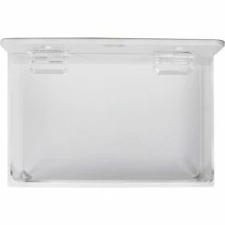 TrippNT™ Small Lab Supply Box with Lid, 9"W x 6"D x 6"H, White/Clear -Containers & Organizers Sales Store TPN trippnt51042 4