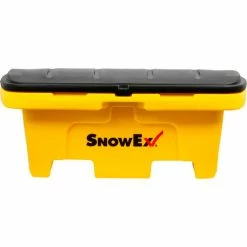 SnowEx 6 Cubic Foot Salt Storage Box, Yellow, 48"L x 33-1/4"W x 20-3/4"H, 480 Capacity Lbs., Nest