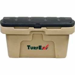 TurfEx 3 Cubic Foot Storage Box, Tan, 33"L x 22-3/4"W x 17-2/5"H, 240 Capacity Lbs., Stack