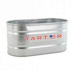 Tarter Farm & Ranch Tarter Galvanized Stock Tank 70 Gallon, 70-1/2 to 73-1/2"L x 10-1/2 to 13-1/2"W x 24"H