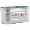 Tarter Farm & Ranch Tarter Galvanized Stock Tank 100 Gallon, 46-1/2 to 49-1/2"L to 22-1/2" to 25-1/2"W x 24"H