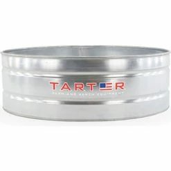 Tarter Farm & Ranch Tarter Galvanized Stock Tank 390 Gallon, 70-1/2 to 73-1/2"L x 70-1/2 to 73-1/2"W x 24"H