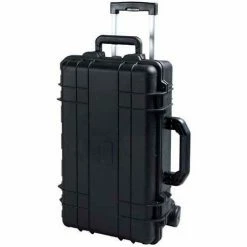 TZ Case Cape Buffalo Waterproof Utility Cases, Molded Utility Case w/Wheels, 22"L x 14"W x 9"H, Black -Containers & Organizers Sales Store TZC CB 022 B