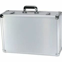 TZ Case Executive Aluminum Storage Case EXC-122-S - 23"L x 16"W x 7-3/8"H Silver -Containers & Organizers Sales Store TZC EXC 122 S