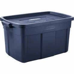 Rubbermaid® Roughneck™ Tote 31 Gallon 32-5/16"Lx20-3/8"Wx16-11/16"H Dark Indigo Metallic - Pkg Qty 6 15 Rubbermaid® Roughneck™ Tote 31 Gallon 32-5/16"Lx20-3/8"Wx16-11/16"H Dark Indigo Metallic - Pkg Qty 6 -Containers & Organizers Sales Store UUN RMRT310000