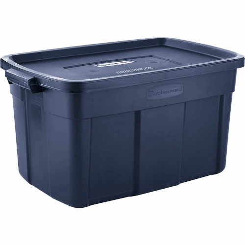 Rubbermaid® Roughneck™ Tote 31 Gallon 32-5/16"Lx20-3/8"Wx16-11/16"H Dark Indigo Metallic - Pkg Qty 6 8 Rubbermaid® Roughneck™ Tote 31 Gallon 32-5/16"Lx20-3/8"Wx16-11/16"H Dark Indigo Metallic - Pkg Qty 6 - Image 8