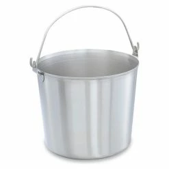 Vollrath® 59150 - Utility Pail, 16 Qt., Stainless Steel, Handle - Pkg Qty 3