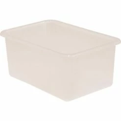 Wood Designs™ WD71001 Clear Tote Tray, 8"W x 12"D x 5"H - Pkg Qty 10