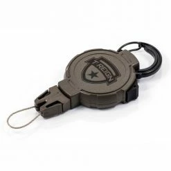 T-Reign Hunting Retractable Gear Tether 0TR0-025 - Large 48"Extention OD Green Carabiner