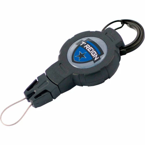 T-Reign Fishing Retractable Gear Tether 0TR2-209 - Medium 36"Extention Black Carabiner 1 T-Reign Fishing Retractable Gear Tether 0TR2-209 - Medium 36"Extention Black Carabiner