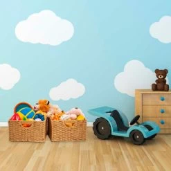 Seville Classic Foldable Handwoven Cube Storage Basket 2 Pack, Natural/Brown 12 Seville Classic Foldable Handwoven Cube Storage Basket 2 Pack, Natural/Brown -Containers & Organizers Sales Store WEB653 Lifestyle Toy 3000