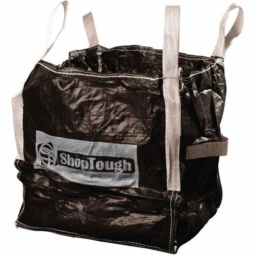 ShopTough Square Mini FIBC Bulk Bags - Duffel Top, Flat Bottom 1000 Lbs PP, 24 x 24 x 24 - Pack Of 1 1 ShopTough Square Mini FIBC Bulk Bags - Duffel Top, Flat Bottom 1000 Lbs PP, 24 x 24 x 24 - Pack Of 1
